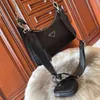 Designer 2005 Re Edition Handbag Leather Crossbody 2000 Nylon Shoulder Bag Pouch for Women Diamonds Handbags Hobo Chest Pack