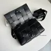 Designerskie kaseta torby na ramię luksusowa torba klapy 23 cm oryginalna skórzana mężczyzna Women Messenger Bag Wysoka naśladowanie torba crossbody z szerokim paskiem 2471