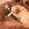 Kennels kalemleri evcil köpek kanepe yatakları küçük köpekler için sıcak aksesuarlar büyük köpek yatağı mat evcil hayvan köpekleri yıkanabilir peluş orta sepet köpek kedileri malzemeleri 230821