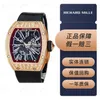 Projektant Luksusowy Rolx Menwomen zegarki Szwajcarskie automatyczne zegarki Mechaniczne Sportswatch Seria RM023 18K Gold Original Diamond Mash