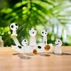 Dekorativa föremål Figurer 110 PCS Anime Glowing Tree Elf Miniature Garden Decoration Luminous Alien Fairy Garden Home Decor Harts Figur Kawaii Accessor 230821