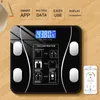 Skale masy ciała łazienka Bluetooth Skala podłogowa BMI LED Digital Smart Balance Composition Analizator 230821