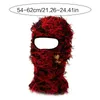 BeanieSkull Caps Balaclava Beanie for Men Unisex Face Cover Messy Fringe Hat Embroidery Rose Cap 230821