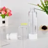 500pcs/lot 30ml Empty Clear Sprayer Airless Perfume Bottle 50ML Refillable Lotion Fragrance Containers Plastic Vacuum Bottles Qnqam