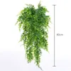 Faux verdure florale 90 cm plante artificielle vigne décoration de la maison suspendus en plastique feuille herbe guirlande en plein air décorations de fête de mariage faux rotin lierre 230822