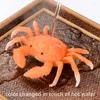 Thee huisdieren creatieve krab kleurverandering grappige ornament hars huisdier huisdecoratie voor lade chinees op verkoop