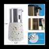 Liquid Soap Dispenser Automatic Touchless Ceramic Dispense Hands-Free Dish IPX6 Waterproof B