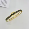 Bangle Hollow Out Designer Barels Bracelet Women Brand Letwork Stains Study Stamp Braclets Braclets Gold Plated Jewelry