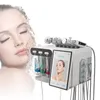 Appareil de levage de peau hydro-microdermabrasion 8 en 1, multifonction, haute fréquence, spa facial, ultrasons, eau biologique, machine hydratante de dermabrasion