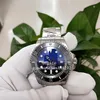 Verbazingwekkende hoge kwaliteit keramische bezel saffierglas 44 mm M126660 116660 zwart blauwe wijzerplaat 8215 automatisch mechanisch herenhorloge Watches318w