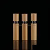 Packing Bottles Wholesale 10Ml Fl Bamboo Mascara Bottle Refillable Tube Mascaras Brush Empty Packaging Cosmetic Container Sile Brush Oti3X