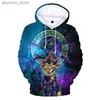 Sweats à capuche pour hommes Sweatshirts Yu Gi Oh Vêtements pour hommes Sweat à capuche graphique 3D Comic Duel Monster Print Nouveau sweat à capuche Harajuku Mode féminine Y2K Pull Q230822