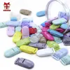 Texters oyuncakları bobobox bebek emziği klipsli zincir aksesuarları renkli naylon kordon plastik kırılma kümesleri diş çıkarma kolye yapmak için 230822