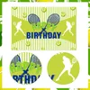 Other Event Party Supplies Cheereveal Tennis Birthday Decorations for Boys and Girls with Green Yellow Blue Balloon Arch Kit Backdrop 230821