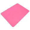 Table Runner 1PC 40x30cm Large Tableware Rectangle Pure Color Silicone Placemats Place Mats Waterproof Coasters Dining Mat LB 302