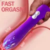 Vibrador poderoso para mulheres, estimulador de clitóris e ponto g, máquina adulta, ferramenta de massagem erótica anal, masturbador feminino, varinha