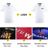 رجال Polos Summer Quicking Polo Shirt مخصص طباعة غولف القميص الفردي مجموعة مخصصة للتطريز البولو Tees Top 230822