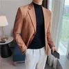 Ternos masculinos Blazers 2023 Jaqueta da marca Moda de moda Slim Casual Casual Jackets Blesome Business Jackets Solid R7