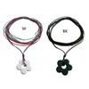 Chains Eye Catching Flower Pendant Choker Summer Beach Braid Rope For Women Girl