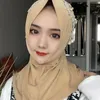 Ropa étnica Verano Sweety ITY Tela Musulmana Mujeres Perlas Decoración Suave Instant Hijab