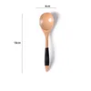 Luxe handgemaakte Twisted Thread Restaurant Hotel Natural Wood Spoon kleine houten lepel soep