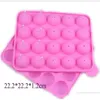 Baking Moulds 20 Holes Round Lollipop Sile Mod Spherical Chocolate Cookie Candy Maker Pop Mold Stick Tray Cake Mods Drop Delivery Ho Dhktt