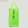 Totes 2023 Ny lyxmode PVC Tote Bag Famous Designer Transparent Jelly Tote stor kapacitet axel messenger väskor kvinnor handväska hkd230822