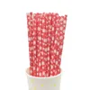 Other Event Party Supplies 2550pcs Foil GoldSilver Disposable Drinking Paper Straws Rainbow For Birthday Wedding Deco Christmas 230822