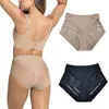 Curra de camisa de shapers feminina Mulheres sem costura cintura alta Shapewear Stripe Lace Compressão Velo Slim Vest Y2