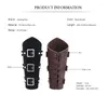 Bileklik Şövalye Stili Bracer Geniş PU Deri Ayarlanabilir Çapraz Dizeler Armor Gauntlet Steampunk Bilek Bant Unisex Koruyucu