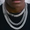 Designer Titanium Stahl Kubanische Halsketten Männer und Frauen High-End Hip-Hop Armbänder Trend Hundert Paare Geschenkzubehör