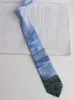 Bow bağları Erkek erkekler boyunbağı orijinal tasarım yağlı boya petrol petrol şafağı seine nehir mavi mavi basılı kravat retro kolej kraveti