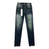 Дизайнерские джинсы мужчины фиолетовые джинсы Женщины брюки фиолетовые джинсы Ksubi High Street Purple Retro Spot Spot Slim Elastic Jeans Hip-Hop Year-Hoper Plus Jeans