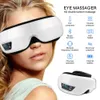 アイマッサージャーアイマッサージャー6Dスマートエアバッグ振動エアケア機器コンプレスBluetooth Eye Massage Glass疲労ポーチしわ230822