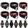 Titta på Bands Premium Quality Nylon Strap 20mm 22mm Soft Band Universal Type Sports för 007 Watchband Ersättningsarmband 230825