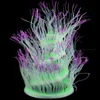 Dekorationer Aquarium Fish Tank Landscaping Ornament Silicone Simulation Soft Body Coral Variety Anemone Fluorescle Decoration 230821