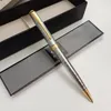 Ballpoint Pens Classic Design Marke Parker Metal Ballpoint Pen Blue Ink Business Office Signature Kugelschreiber 230821