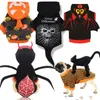 Dog Apparel Pet Dog Clothes Halloween Funny Bat Pet Hoody for Small Dogs Cat Costume Warm Dog Coat Spider Jacket Chihuahua Pet Supplies 230821