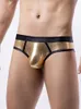 Mutandine da uomo mutande pura brillantemente lingerie sexy a bassa busta di rigonfiat di rigonfiatura slip di biancheria intima in Now man sissy patchwork