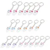 Keychains 20 Pcs Keychain Key Ring Hang Tooth Shape Cute Dental Gift