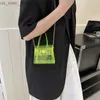 Totes Mini Transparent Jelly Bag High Quality Pvc Women's Designer Handbag Chain Shoulder Messenger Bags Cute Clear Bag 2023 New HKD230823
