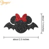 Haaraccessoires 12PCSlot DIY Halloween Hoofdband Glitter Skull Bat Ghost Pumpkin Veltblokken Haaraccessoires voor meisjes Kinderen Hair Bow Headwar 230821