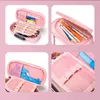 Learning Toys Sports Football Stationery Box Pencil Case for Boys Large Capacity with Safety Lock Double Layers Kawaii Pencil Cases for Girls