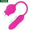 Masajeador Paqin lengua lamer consolador vibrador Fidget eléctrico masturbador femenino mujeres telescópico adulto silicona Vagina