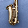 Japan 275 EB Alto Saxophone Ny ankomst Mässing Gold Lacquer Music Instrument E-flat sax med falltillbehör