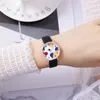 Armbanduhr süße Kinder Uhr Buntes Zifferblatt College Style Girl's Ledergürtel Freizeit Fashion Quarzuhr Großhandel Großhandel