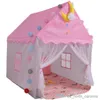 Toy Tents Solid Wood Children's Tent Indoor Small Tent Girl Cute Castle Boy Toy House Separate Bed Sleeping Mosquito R230830