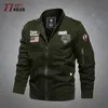 Herrenjacken Military Style Jacke Männer Luftwaffe Pilotkampf Bomber Taktische Flugjacken Männlich Frühling lässige Feste Farbe Baumwollmänner 230821