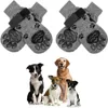 Hundekleidung 4pcs Haustiersocken Outdoor Anti -Schlupf -Einstellbares Schutz mit Klauen Typ Welpe Innenrainer -Traktionskontrolle tragen tragen