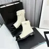 Bottes Design à la mode pour femmes, décoration de travail, antidérapantes, bottes de chevalier, chaussettes décontractées, 2023